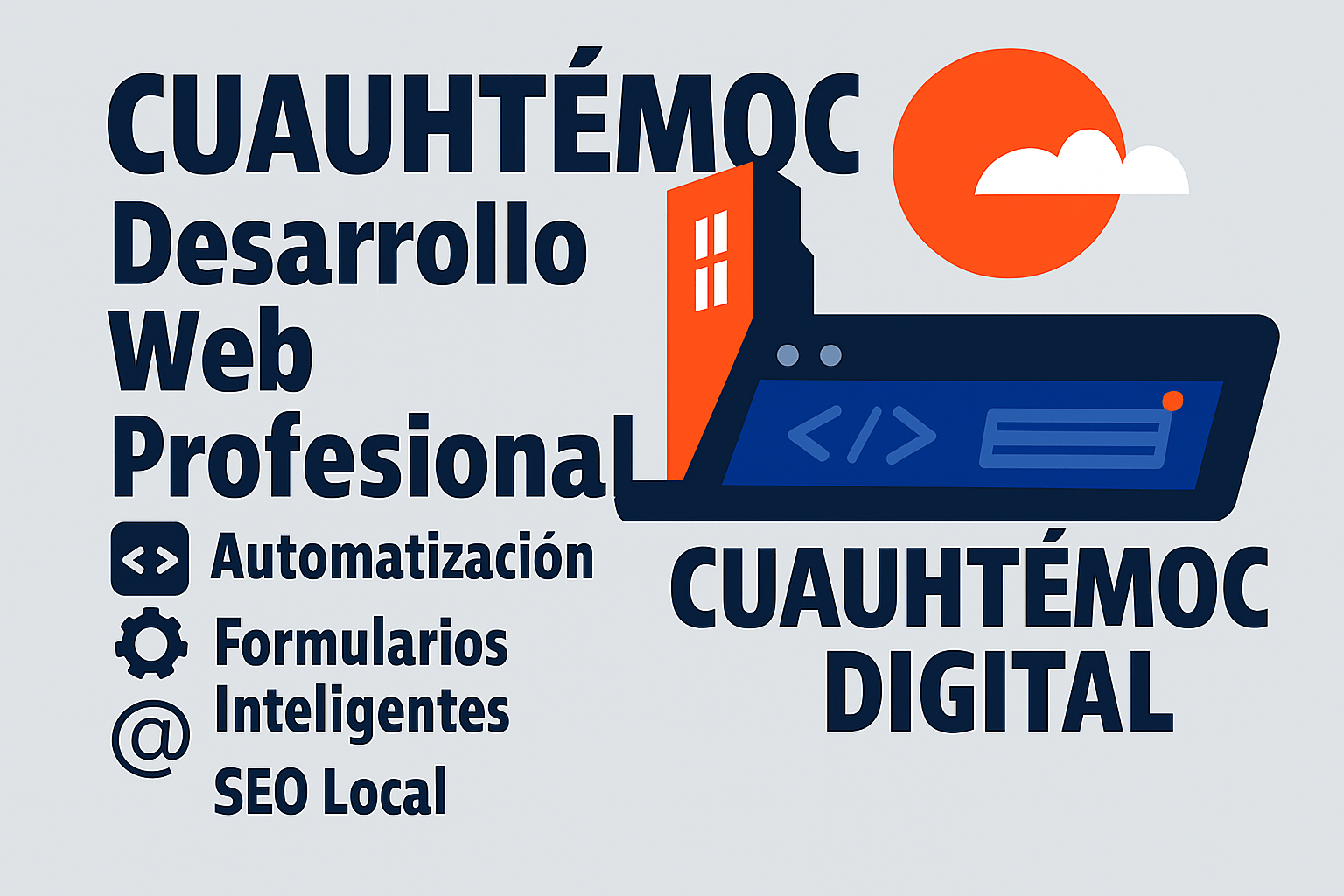 Banner para Cuauhtémoc web development site